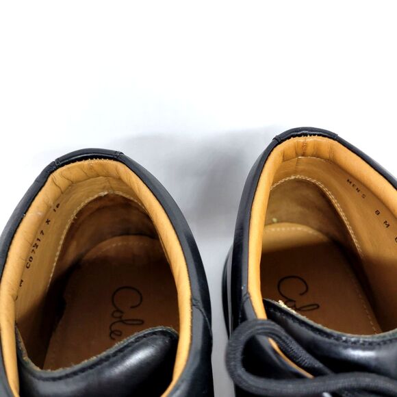 Cole Haan Mens Size 8 Black Leather Waterproof  Moc Toe Nikeair Ankle Boots main image 14